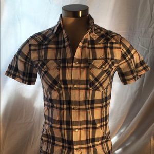MOSSIMO Short-Sleeve Snap-Button-up